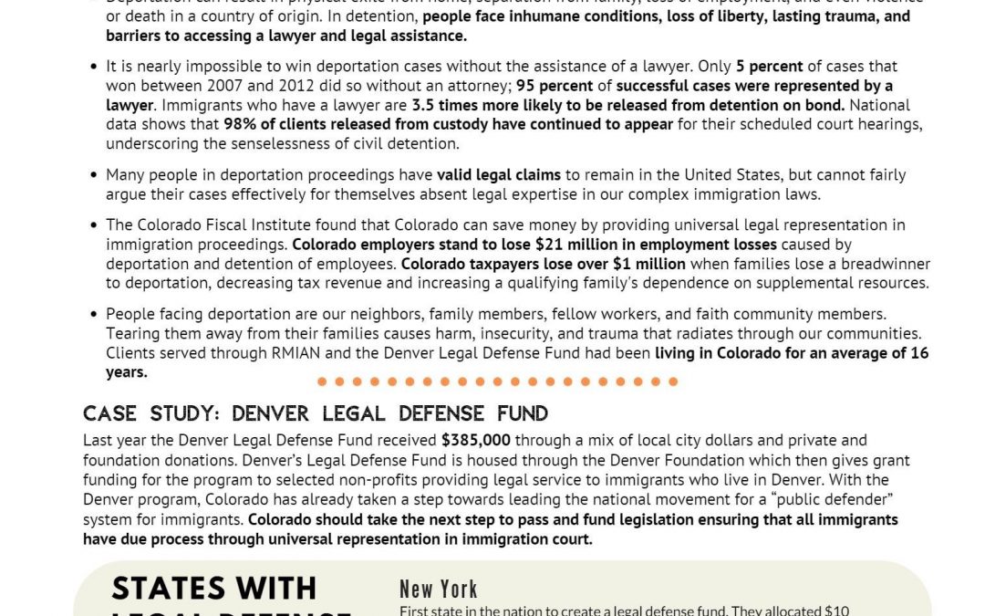 Why Should We Fight for a Legal Defense Fund?