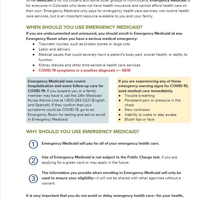 Emergency Medicaid Guide [Rev. 12/04/2020]